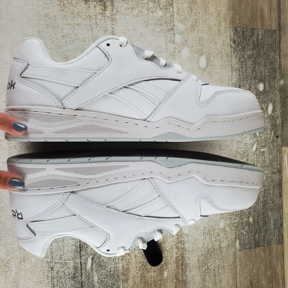 Reebok Work BB4500 Mens Work Shoes Sz 8 W White Lace Up Composite Toe Sneakers